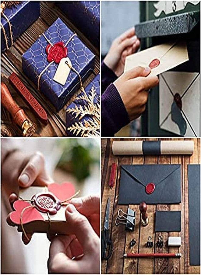 Kunya® Wax Seal Octagon Beans Stamps for Vintage Craft Envelope Documents Wedding Birthday Party Invitation Sealing Wax Ancient Sealing Wax Stamp Making - 100 Pieces, Mixed Color - Image 5